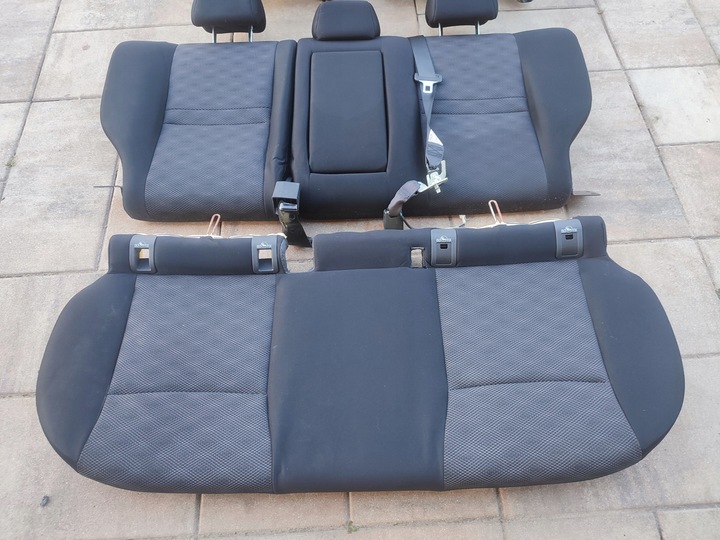 фото №2, Сидіння диван перед зад комплект з подушками подушка безпеки nissan qashqai ii j11