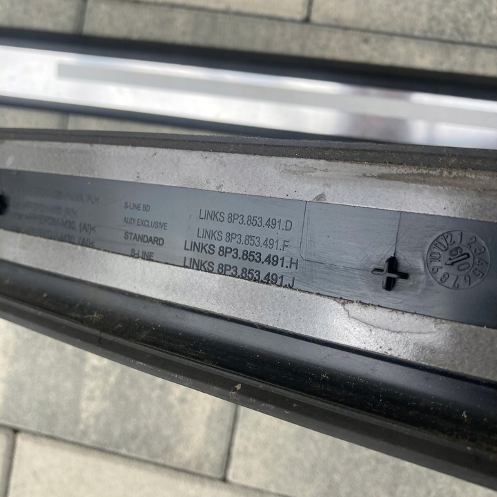 фото №7, Audi a3 3-d 2003-13r планки порогові s-line комплект