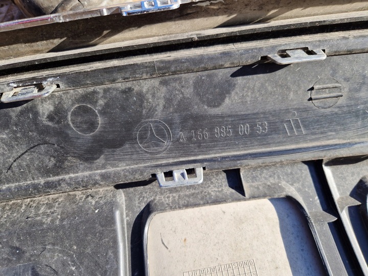 фото №6, Спойлер накладка бампера зад задняя mercedes ml w166 amg