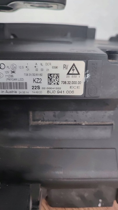 фото №6, Фара audi q3 8u 8u0941006 зчеплення!