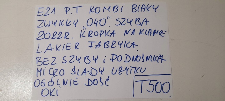 фото №13, Toyota corolla e21 універсал двері задні праві 040 t500