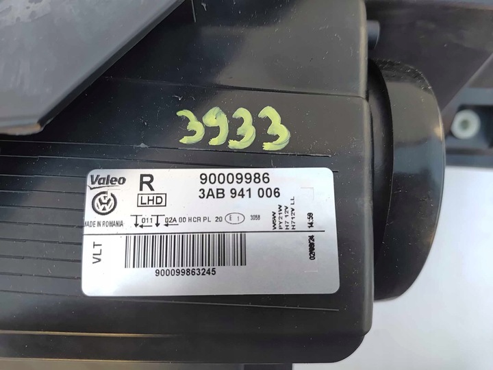 фото №12, Volkswagen passat b7 10-14 лампа права перед передня звичайна нова оригінальний номер 3933