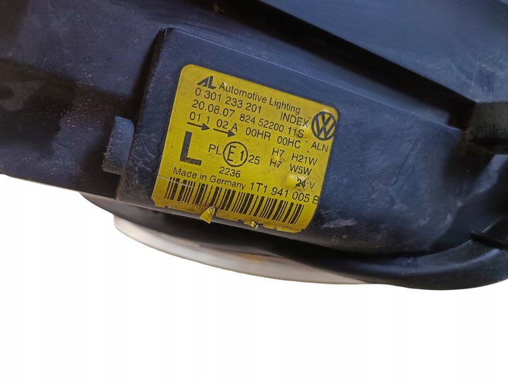 фото №12, Лампа лівий перед volkswagen touran i рестайлінг 1t1941005b європа