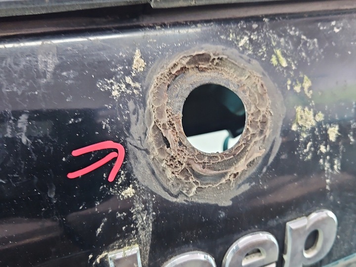 фото №7, Кришка багажника скло зад jeep grand cherokee iii wk hb 5d чорний