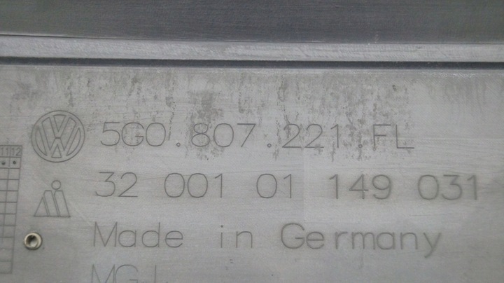 фото №7, Vw golf 7 vii 5g0 рестайлинг 17-19 бампер переднее a50