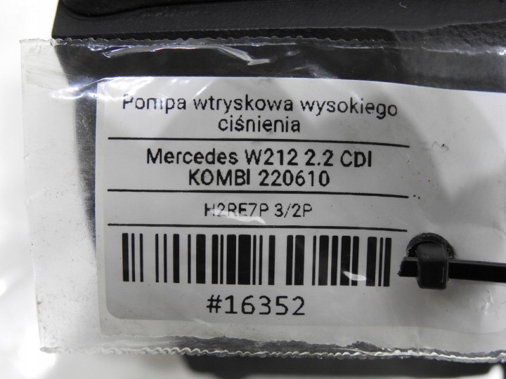 фото №10, Насос паливна рейка  mercedes w212 2.2 cdi a6510700701