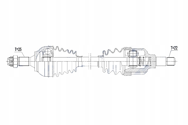 фото №11, Полуось приводная citroen c3 ii aircross 1.2t 82km 17- левая mtm m5 nty