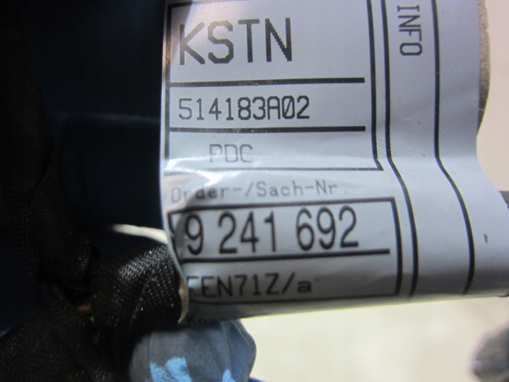 фото №14, Bmw f10 f11 жгут 4 pdc датчики парковка перед kaschmir a72 kpl 9241694