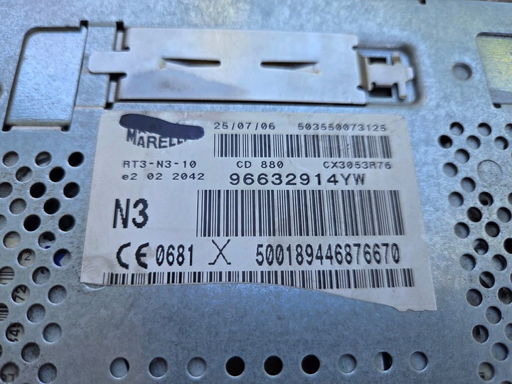 фото №8, Citroen c5 i рестайлинг радио навигация rt3-n3-10 mp3 96632914yw 2006r