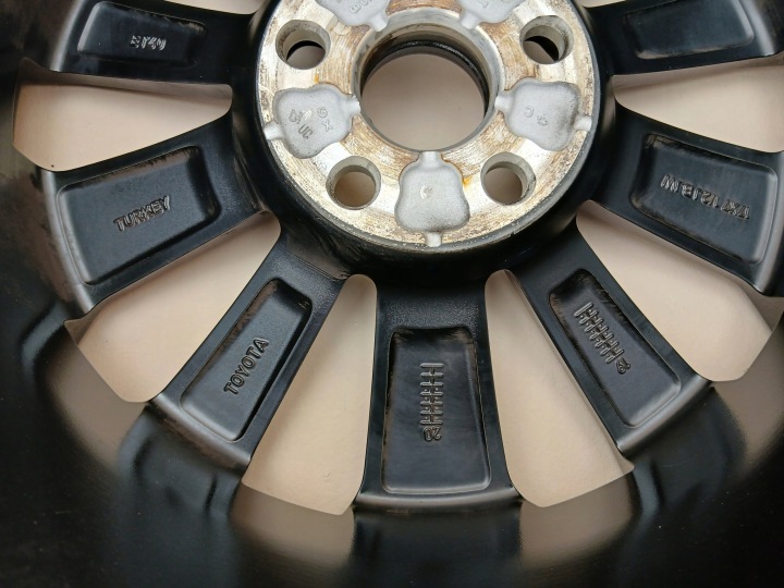 фото №13, Toyota corolla e21 алюмінієвий диск 7.5" x 17" 5x114.3 et 40 42611-02r30