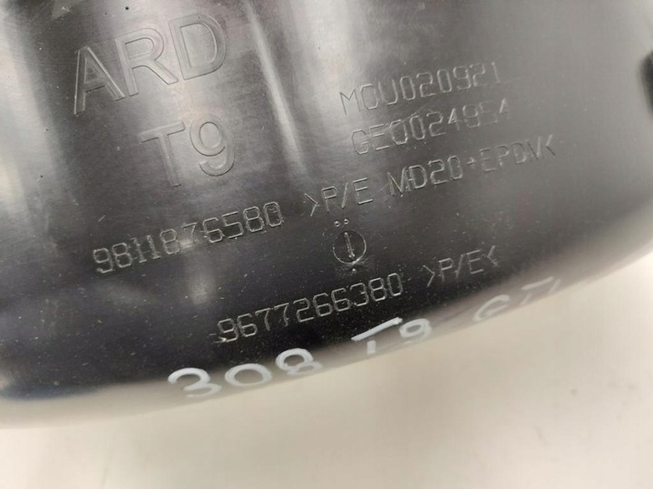 фото №6, Подкрылок правый зад задние peugeot 308 рестайлинг t9 gti 1.6 thp 272ps 17r