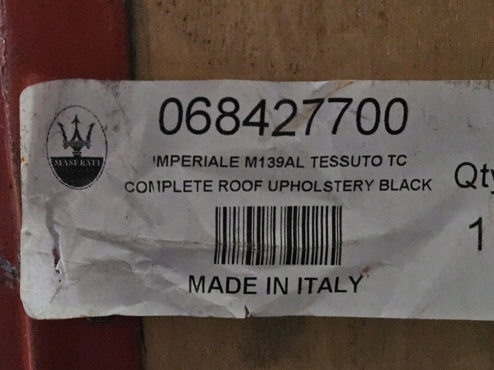 фото №15, Потолок потолок автомобиля maserati quattroporte v 5 m139 m139al 068427700