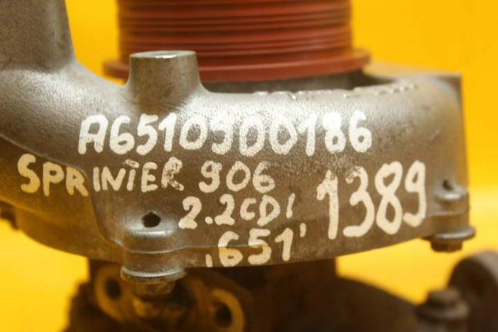 фото №10, Turbo турбина турбонагнетатель mercedes sprinter 906 651 2.2 a6510900186