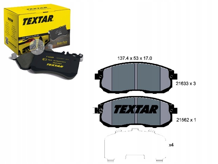 фото №1, Тормозные колодки тормозные acura mdx tl fiat punto sedici fo