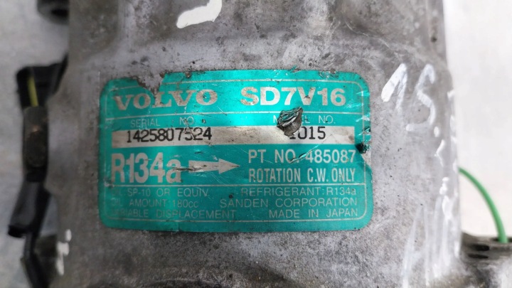 фото №5, Компрессор кондиционера sd7v16-1015 volvo 440 460 95-