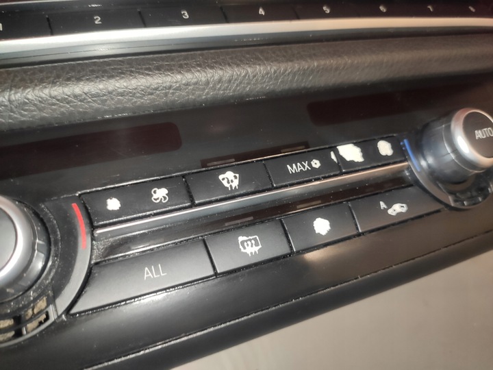 фото №9, Bmw 5 f10 f11 f07 панель радио воздуховод кондиционера рамка чёрный оригинал