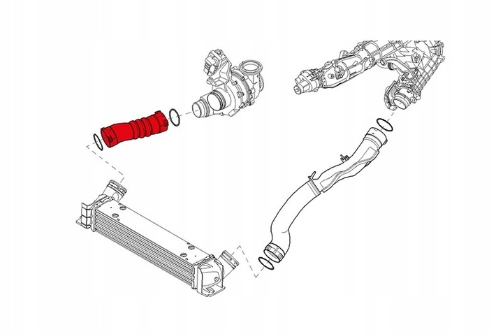 фото №14, Шланг турбины 24skv780 bmw 5; 11617800144