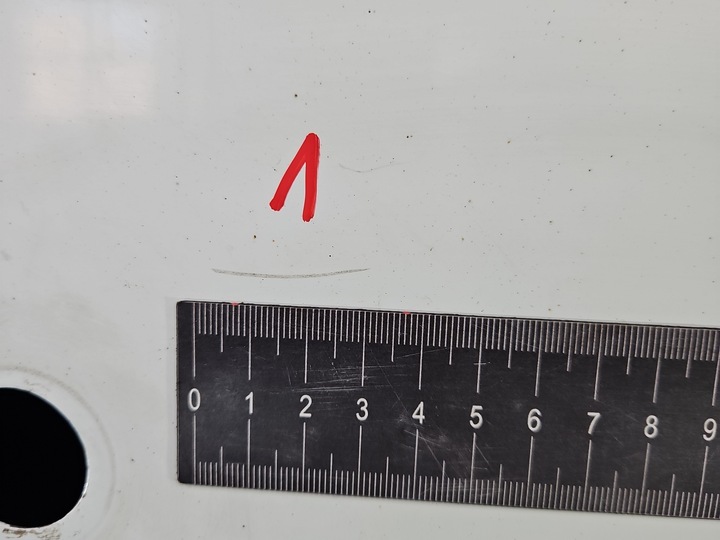 фото №3, Дверь зад левая распашные opel vivaro 01-06 белый 10u