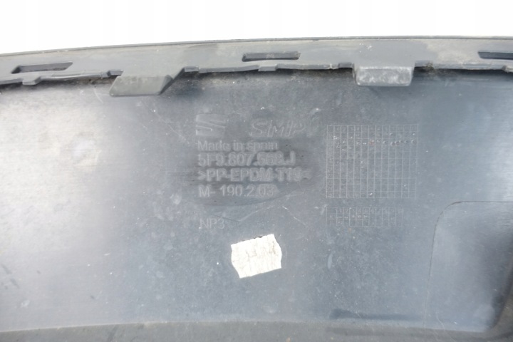 фото №8, Seat leon iii спойлер накладка бампера зад 12-16 5f9807568j