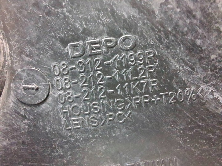 фото №6, Фара правая перед toyota yaris ii 06-09 европа depo