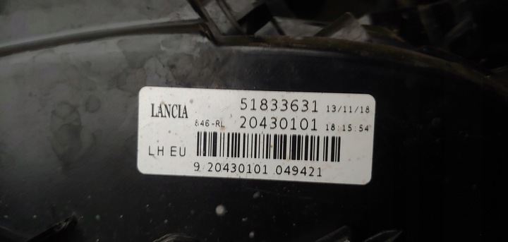 фото №13, Lancia ypsilon лампа led зад права оригінал