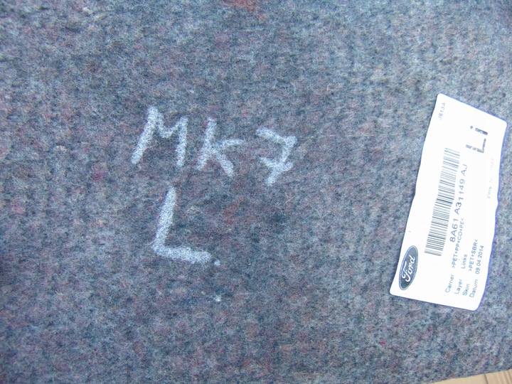 фото №8, Боковина обивка багажника левая ford fiesta mk7 рестайлинг