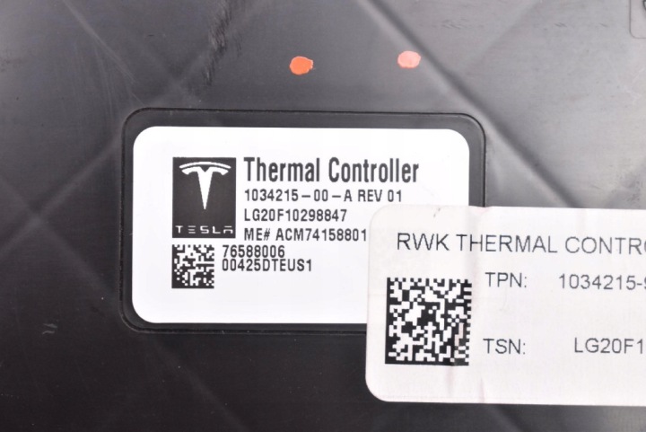 фото №7, Блок управления  модуль ecu thermal 1034215-00-a tesla модель s рестайлинг 16-21