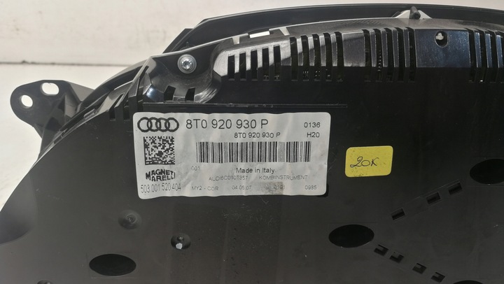 фото №5, Спидометр приборы audi a5 8t 2.7 3.0 tdi 8t0920930p цвет