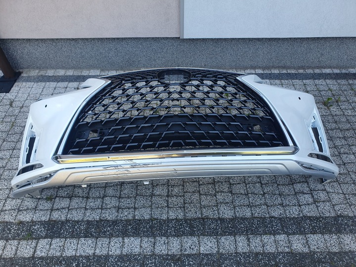 фото №9, Lexus rx rx450 iv рестайлинг 085 бампер переднее решётка радиатора решётка хром решётка перед