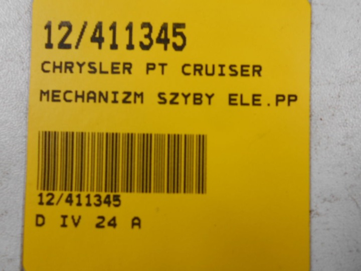 фото №8, Chrysler pt cruiser механізм підйомник вікна перед праве 04724556ae