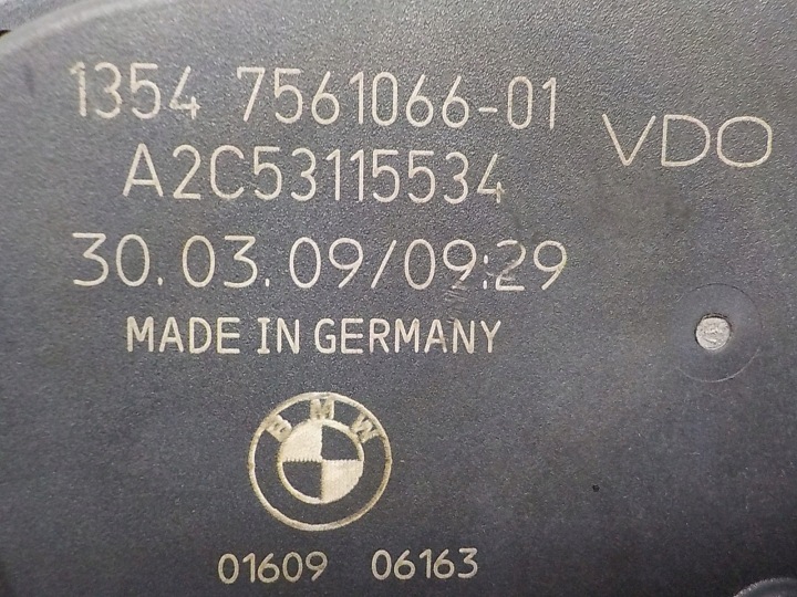 фото №8, Bmw 2.0 16v n43 дросельна заслінка 7561066-01 a2c53115534