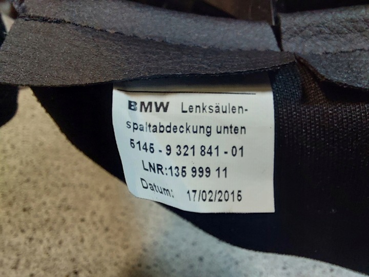 фото №6, Bmw f20 f21 f30 f34 f36 f80 корпус колонки руль 9321841