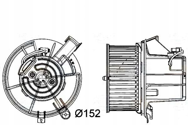 фото №2, Behr hella вентилятор повітродувка behr hella 20482000