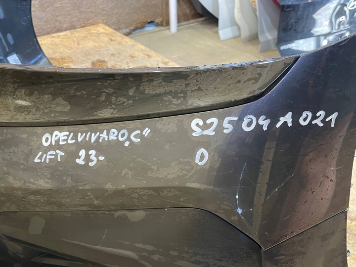 фото №13, Opel vivaro c рестайлинг 23- бампер перед переднее
