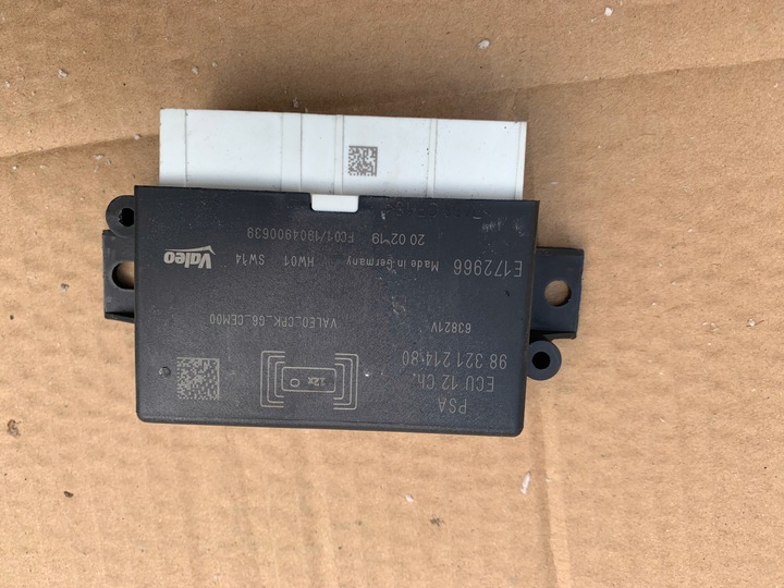 фото №1, Модуль парковка pdc peugeot 508 ii r8 9832121480
