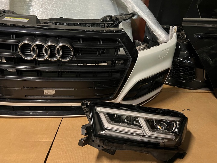 фото №7, Audi sq5 q5 80a 3,0 tdi лампи капот бампер перед комплектний ls9r acc