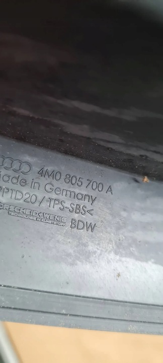 фото №11, Q7 4m ii накладка захист крила права перед 4m0805700a