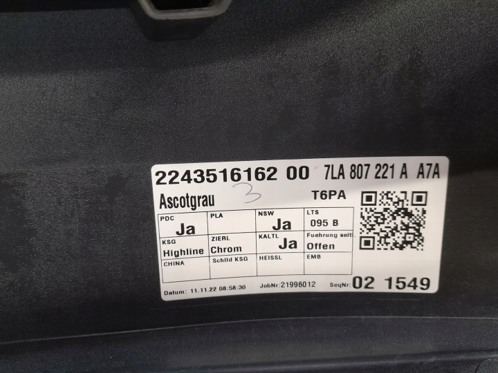 фото №9, Volkswagen t6 multivan caravelle бампер передній 7la807221a