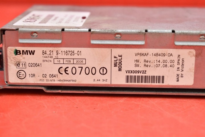 фото №8, Блок управления модуль блютуз 9116725 bmw e60 e61 03-07