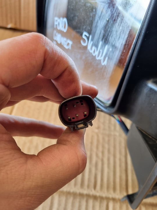 фото №11, Зеркало левая 5 pin ford transit connect 2006-2013 mk1 рестайлинг европа