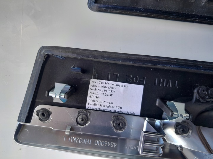 фото №12, Dekor декори планки декоративний двері led bmw f01 f02 seria 7 11-