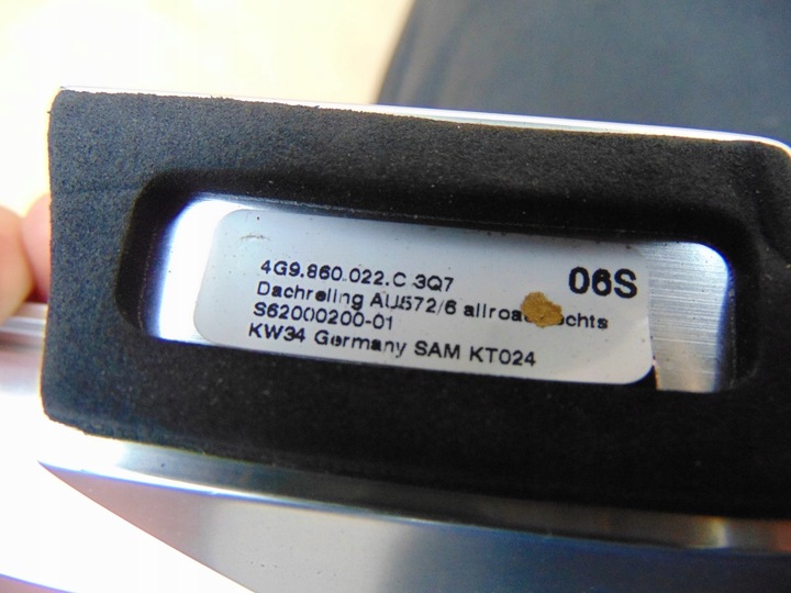 фото №16, Рейлинг крышный правые audi a6 c7 allroad 4g9860022c