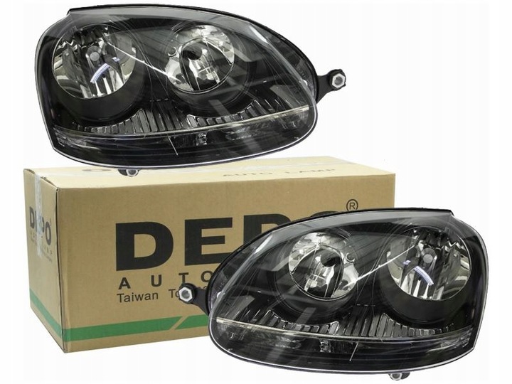 фото №1, Лампы фары vw jetta iii mk3 04-10 golf v mk5 03-09