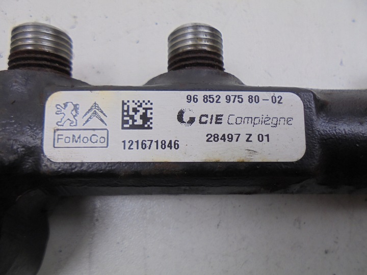 фото №6, Планка впрыскивающий 9685297580 peugeot 208 i 1.4 hdi