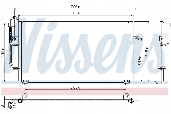 фото №8, Радіаторів кондиціонера конденсатор nissens 94306 []