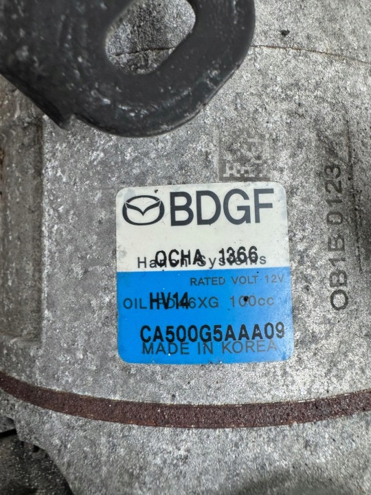 фото №6, Компресор кондиціонера mazda 3 bp 2019-25 2.0 b bdgf fd46xg 100cc