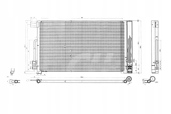 фото №2, Конденсатор конденсатор кондиціонера grande punto 1.2 05- hart