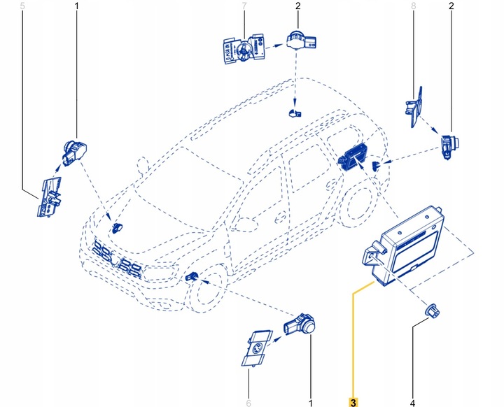 фото №16, Модуль блок керування pdc dacia duster ii