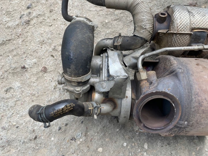 фото №6, Катализатор фильтр dpf vw tiguan 5n audi q3 caddy iii 2.o tdi 04l131723dg