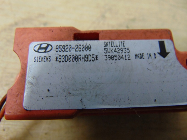 фото №6, Датчик ударный hyundai santa fe i 95920-26000